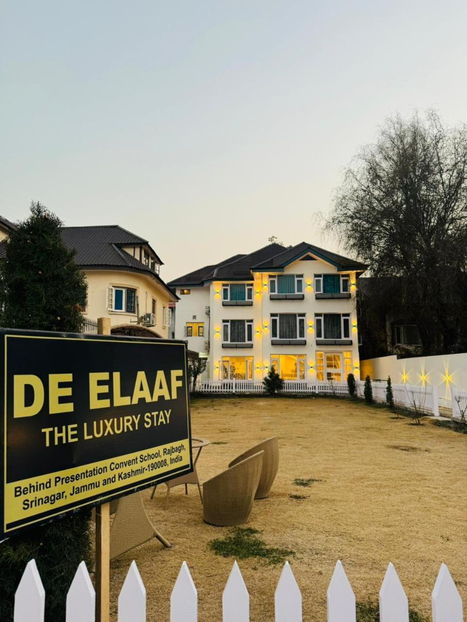 De Elaaf The Luxury Stay Srīnagar Eksteriør billede